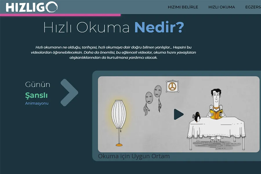 HIZLIGO ile Anlayarak Hızlı Okumak Çok Kolay