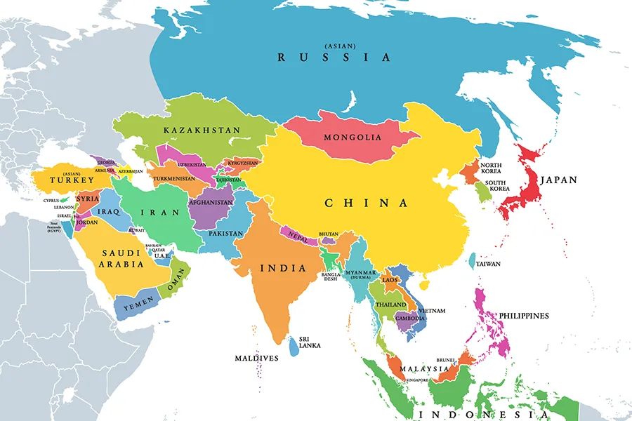 Asya Kıtası ve Ülkeler
