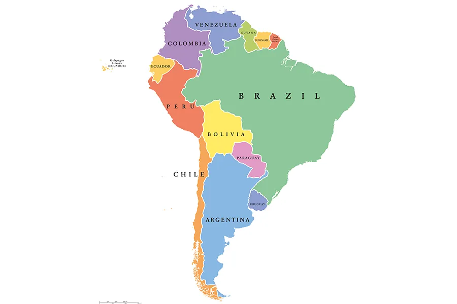 Güney Amerika Kıtası ve Ülkeleri